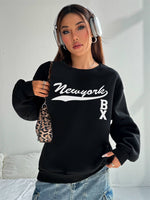 Cool Women's Hoodless Sweatshirt- New York Print