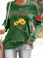 Casual Round Neck Women's Top