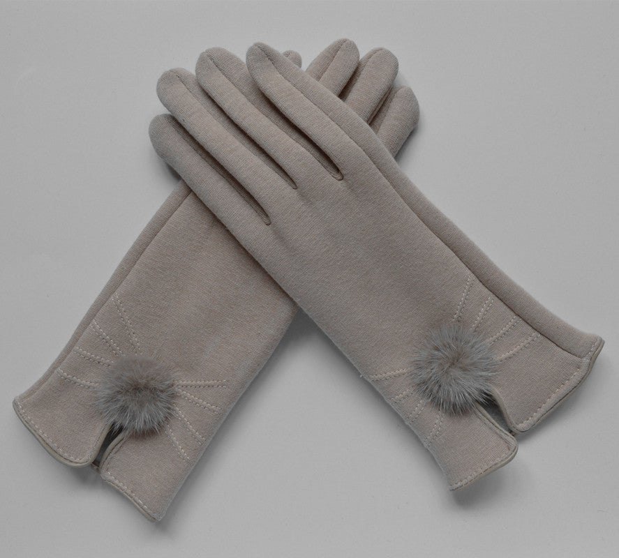 Women's Winter Warm Spun Velvet Gloves