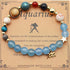 Twelve Constellations Bracelets Natural Stone Beaded Eight Planets