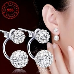 Exquisite Two Ball Design Earrings