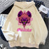 Furry Hoodie Youthful Y2K Pattern Kawaii Athleisure Teen